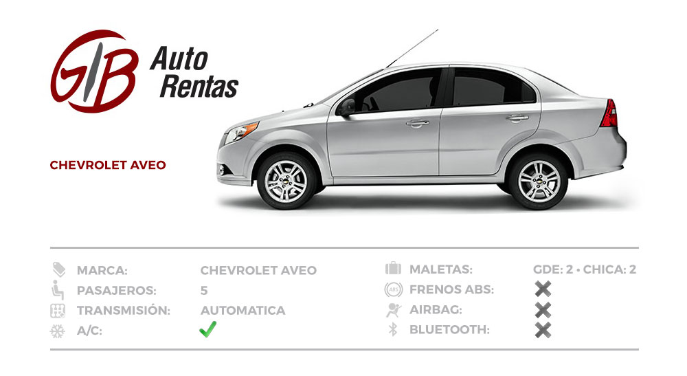 GIB Auto Rentas Chevrolet Aveo