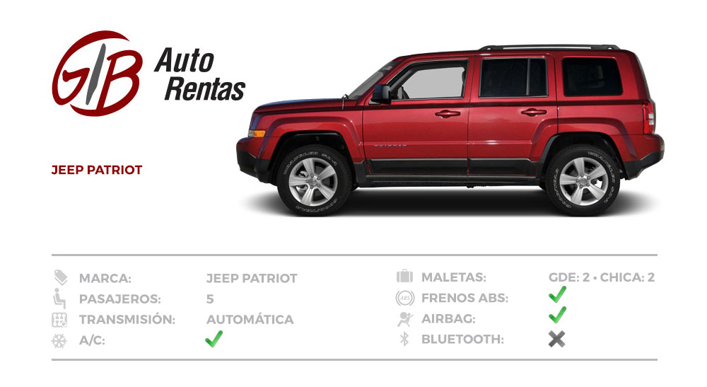 GIB Auto Rentas Jeep Patriot