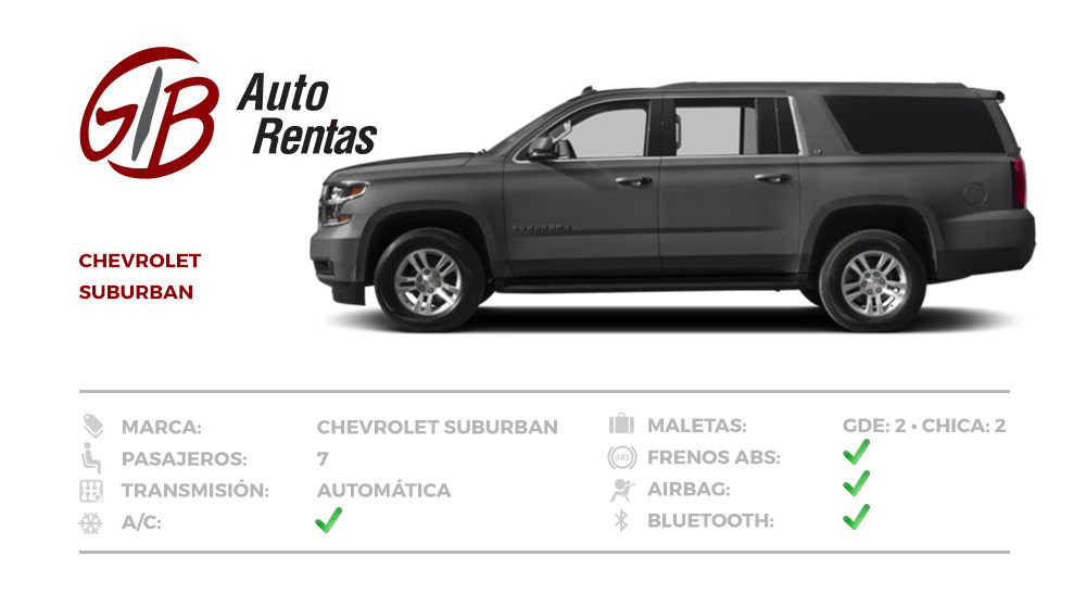 GIB Auto Rentas Chevrolet Suburban